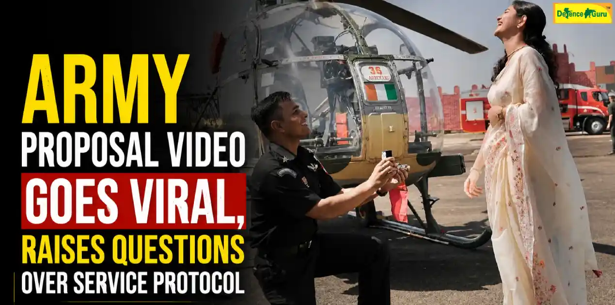 viral Army proposal controversy